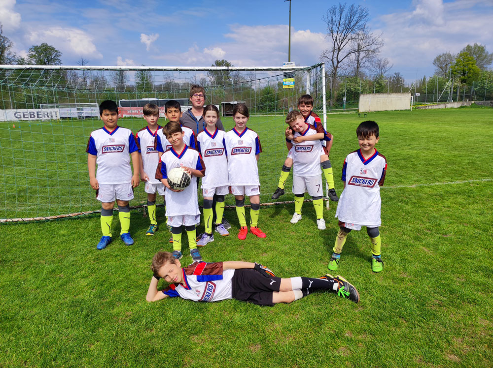 Fussballmannschaft der vierten Klassen der VS Wagram